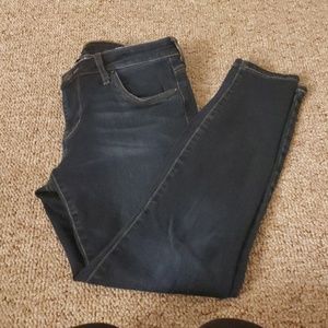 Dark blue jeans